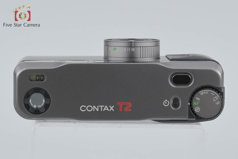 CONTAX T2 Titanium Black 35mm Point & Shoot Film Camera
