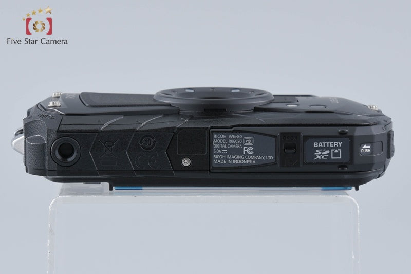 "Shutter count 119" Ricoh Pentax WG-80 Black 16.0 MP Waterproof Action Camera