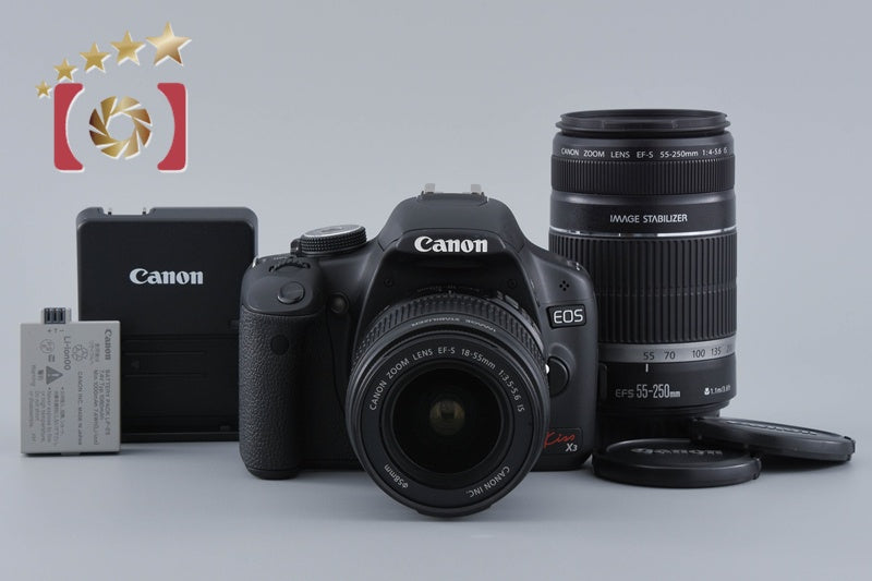 "Count 207" Canon EOS Kiss X3 / Rebel T1i / 500D 15.1 MP 18-55 55-250 Lenses