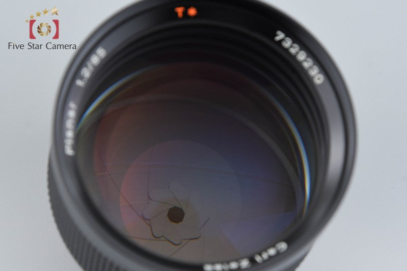 CONTAX Carl Zeiss Planar 85mm f/1.2 T* MMG 60th Anniversary Model w/ Box