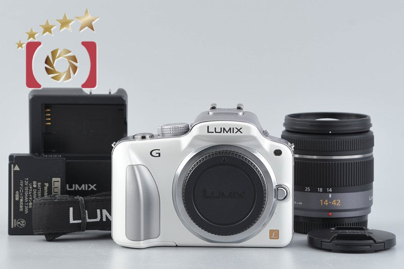 "Count 2,631" Panasonic DMC-G3 Shell White 14-42 Lens [Japanese Language Only]
