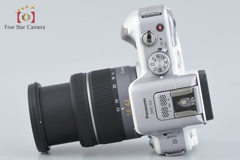 "Count 2,631" Panasonic DMC-G3 Shell White 14-42 Lens [Japanese Language Only]