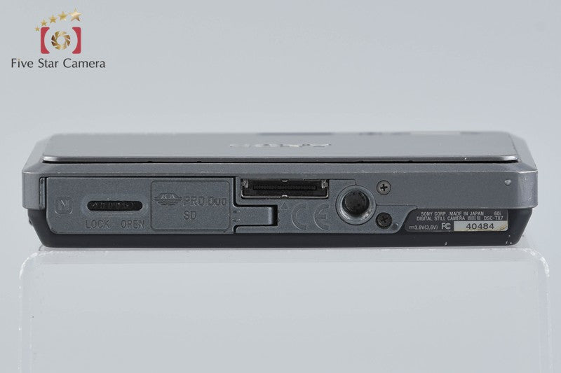 Sony Cyber-Shot DSC-TX7 Silver 10.2 MP Digital Camera [Japanese Language Only]