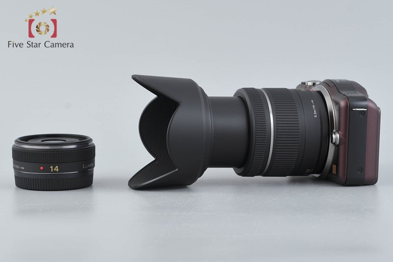 Panasonic LUMIX DMC-GF3 Brown 12.1 MP 14, 14-42 Lenses [Japanese Language Only]