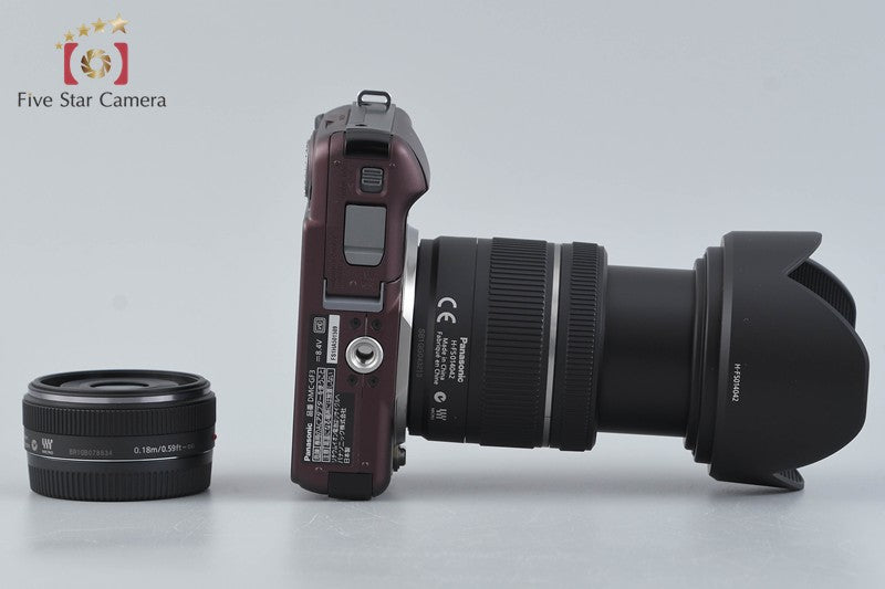 Panasonic LUMIX DMC-GF3 Brown 12.1 MP 14, 14-42 Lenses [Japanese Language Only]