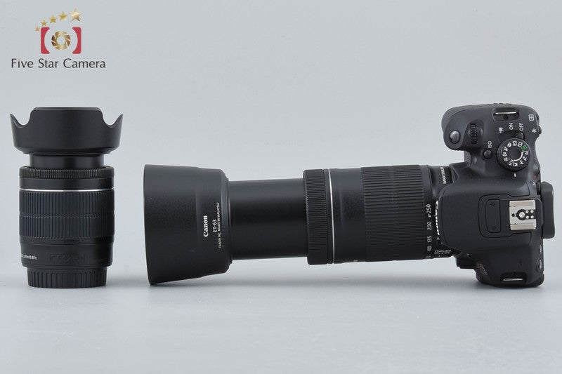 Canon EOS Kiss X7i / Rebel T5i / 700D 18.0 MP 18-55 55-250 Lenses