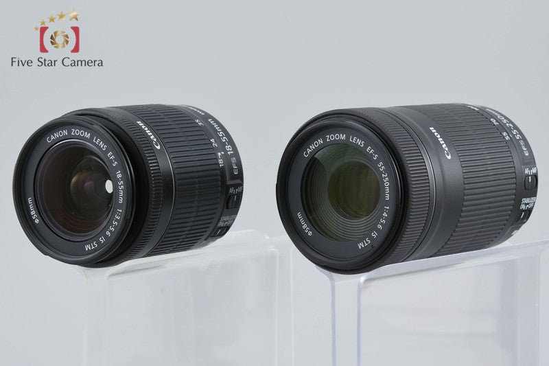 Canon EOS Kiss X7i / Rebel T5i / 700D 18.0 MP 18-55 55-250 Lenses