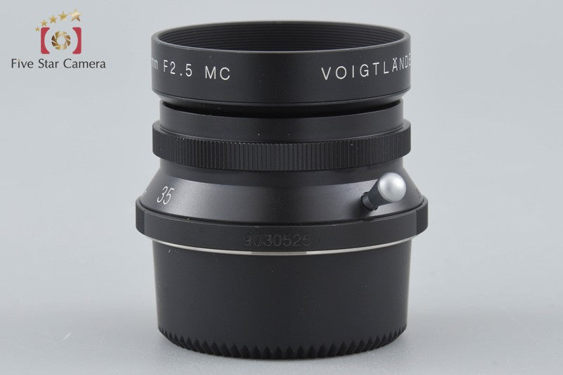 Voigtlander COLOR-SKOPAR 35mm f/2.5 MC Black L39 LTM Leica Thread Mount