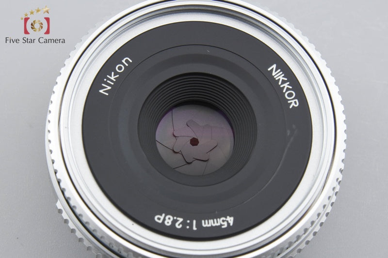 Nikon Ai-S NIKKOR 45mm f/2.8 P Silver w/ Box