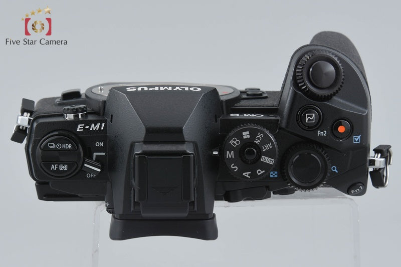 "Shutter count 458" Olympus OM-D E-M1 Black 16.3 MP Digital Mirrorless Camera