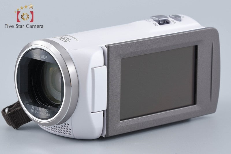 Panasonic HC-V360MS 16GB 90x Zoom 2.2 MP White Digital HD Camcorder