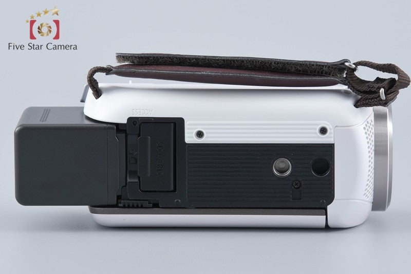 Panasonic HC-V360MS 16GB 90x Zoom 2.2 MP White Digital HD Camcorder