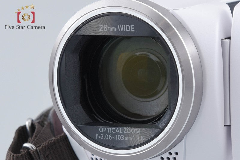 Panasonic HC-V360MS 16GB 90x Zoom 2.2 MP White Digital HD Camcorder