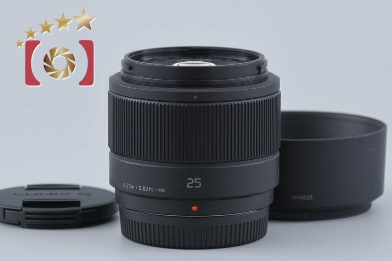 Panasonic LUMIX G 25mm f/1.7 ASPH. H-H025 Black