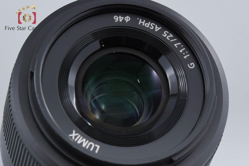 Panasonic LUMIX G 25mm f/1.7 ASPH. H-H025 Black