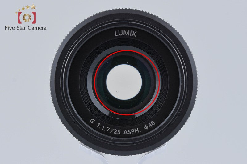 Panasonic LUMIX G 25mm f/1.7 ASPH. H-H025 Black