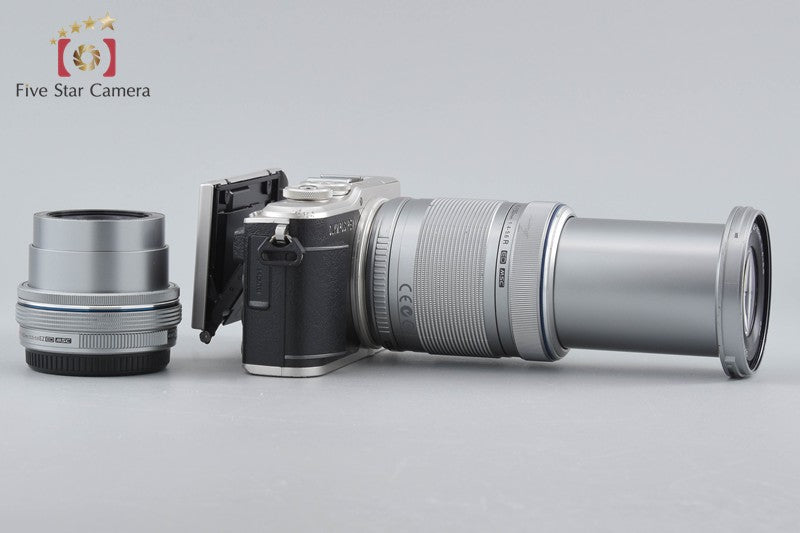 "Count 3,051" Olympus PEN Lite E-PL9 Black 16.1 MP 14-42 40-150 Lenses w/ Box