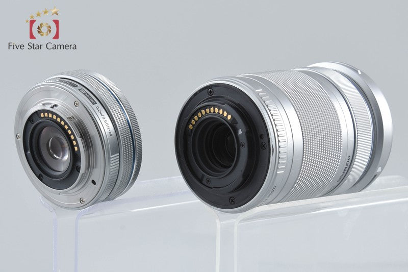 "Count 3,051" Olympus PEN Lite E-PL9 Black 16.1 MP 14-42 40-150 Lenses w/ Box