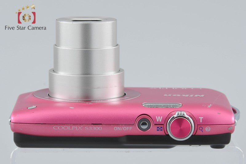 Nikon COOLPIX S3300 Strawberry Pink 16.0 MP Digital Camera