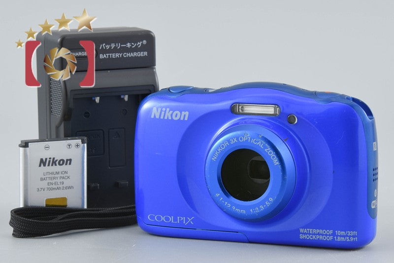 Nikon COOLPIX W100 Blue 13.2 MP Digital Camera
