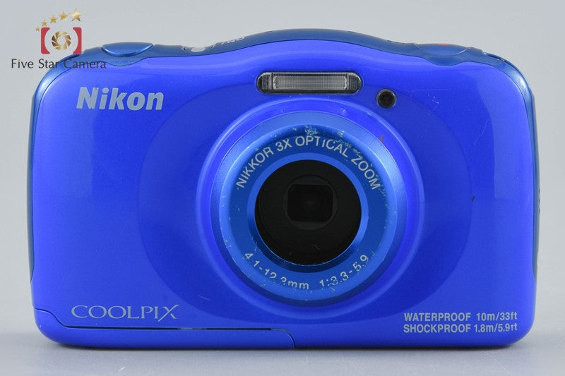 Nikon COOLPIX W100 Blue 13.2 MP Digital Camera