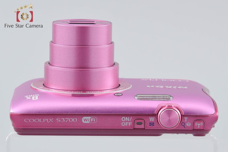 Nikon COOLPIX S3700 Pink 20.1 MP Digital Camera