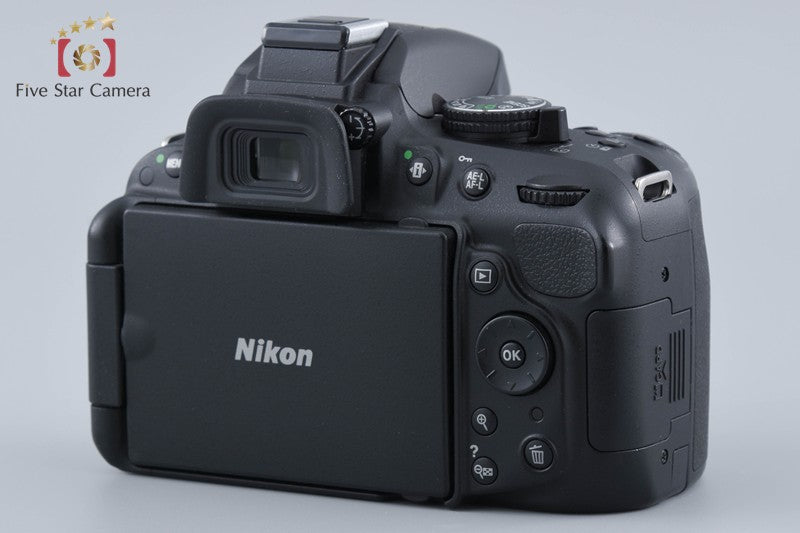 "Shutter count 2,685" Nikon D5200 Black 24.1 MP DSLR 18-55 VR Lens