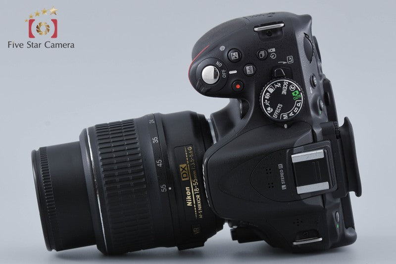 "Shutter count 2,685" Nikon D5200 Black 24.1 MP DSLR 18-55 VR Lens