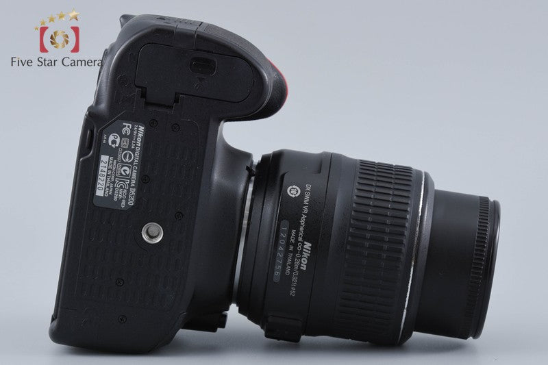 "Shutter count 2,685" Nikon D5200 Black 24.1 MP DSLR 18-55 VR Lens