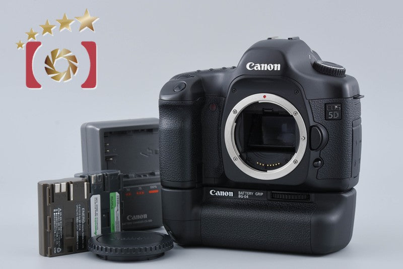 EOS 5D、BG-E4 一眼レフカメラ Canon EOS 5D 12.8 MP Full Frame Digital SLR + BG-E4 Battery Grip
