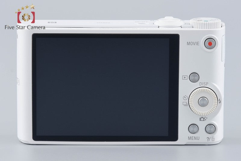 Sony Cyber-Shot DSC-WX350 White 18.2 MP Digital Camera [Multiple Languages]