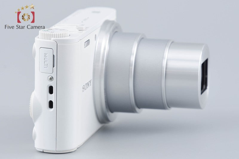 Sony Cyber-Shot DSC-WX350 White 18.2 MP Digital Camera [Multiple Languages]