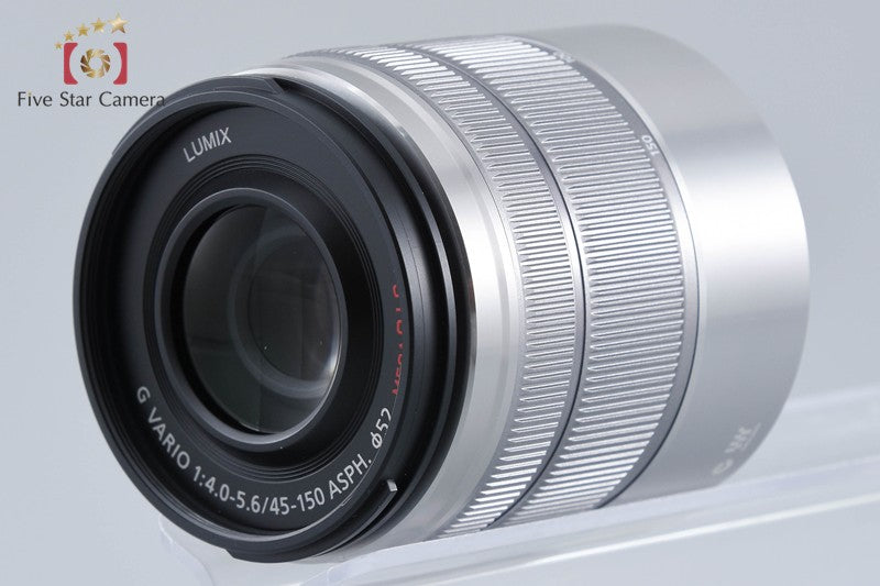 Panasonic LUMIX G VARIO 45-150mm f/4-5.6 ASPH. MEGA O.I.S. H-FS45150 Silver