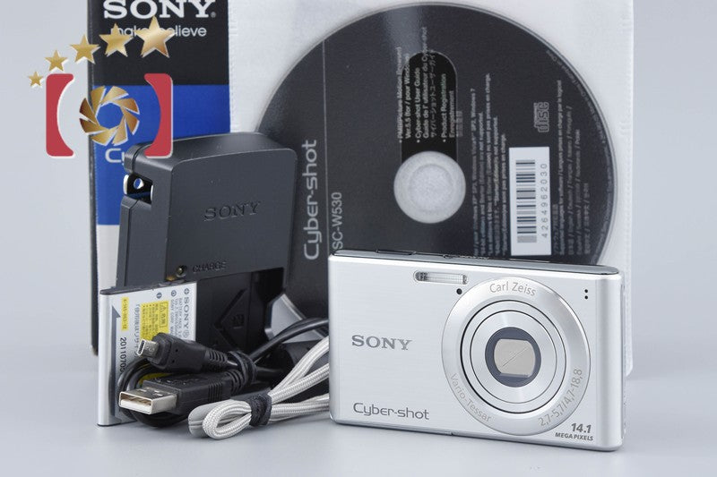 SONY Cyber-shot DSC-W530 Silver 14.1 MP Digital Camera [Japanese Language Only]