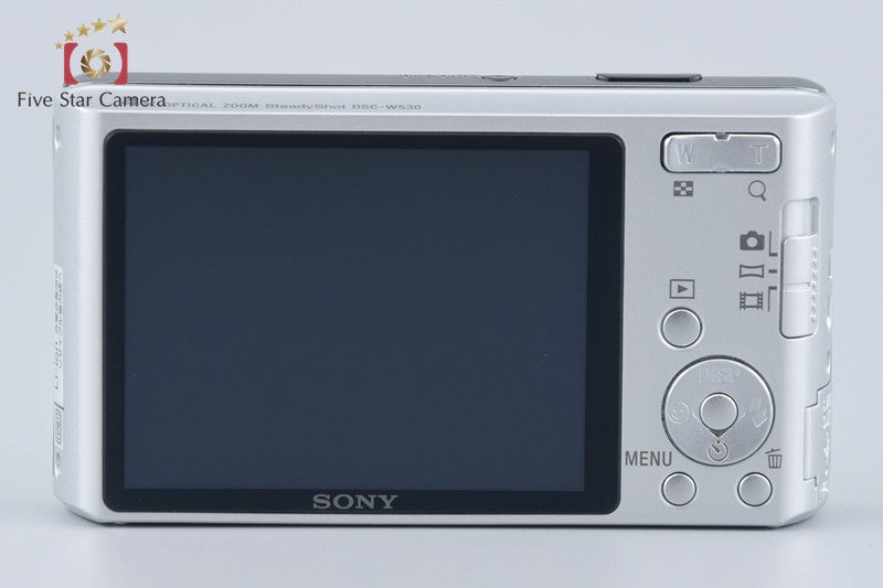 SONY Cyber-shot DSC-W530 Silver 14.1 MP Digital Camera [Japanese Language Only]