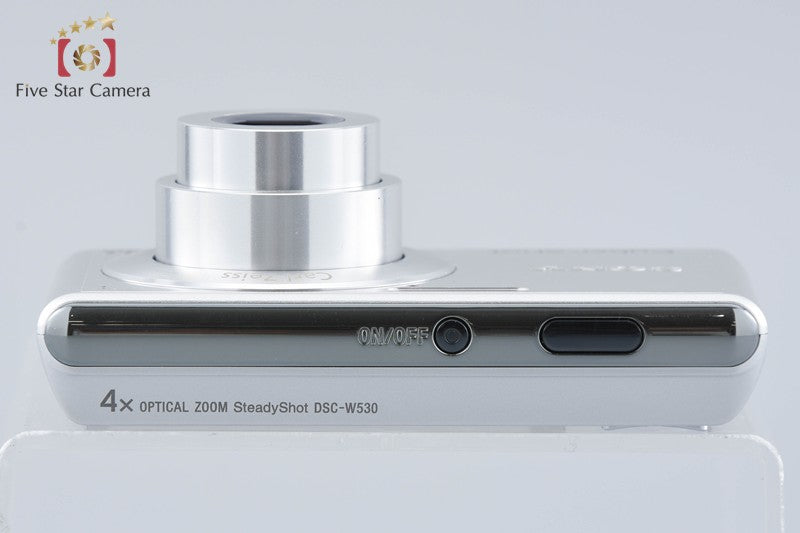 SONY Cyber-shot DSC-W530 Silver 14.1 MP Digital Camera [Japanese Language Only]