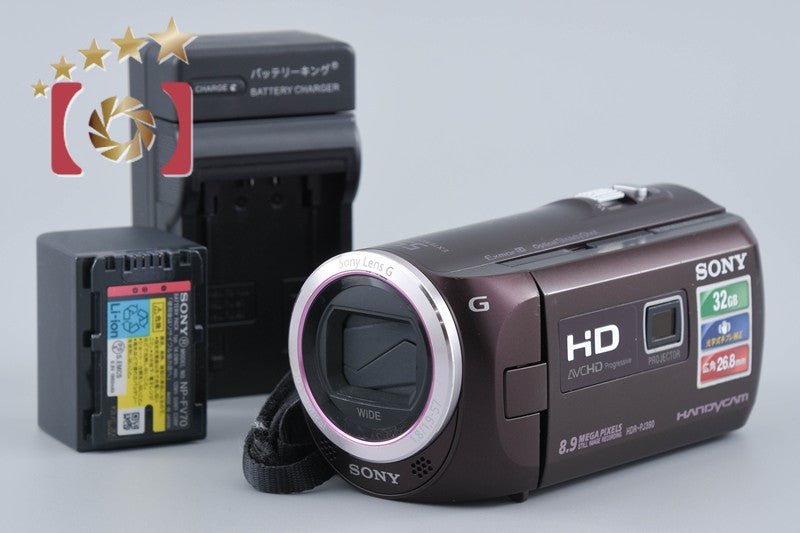 SONY HANDYCAM HDR-PJ390 Brown Digital HD Camcorder [Japanese Language Only]