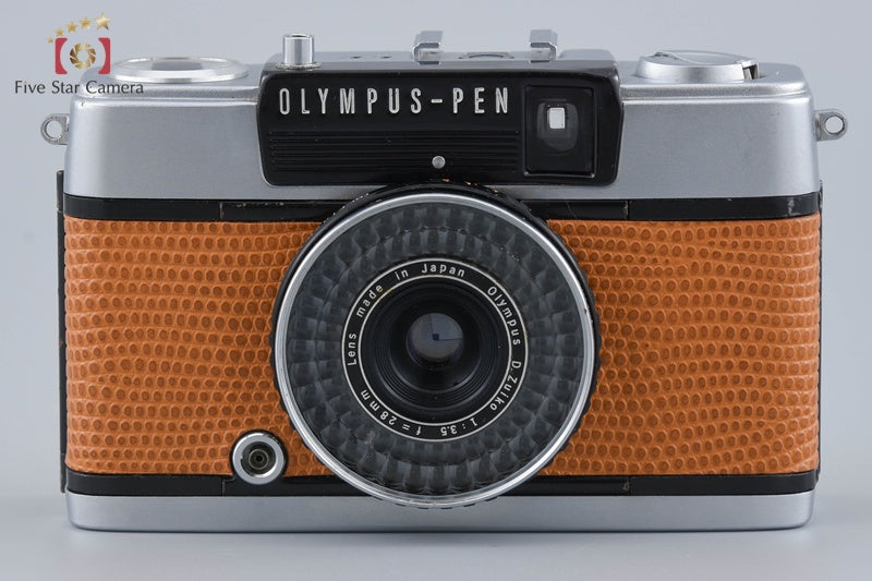 Olympus PEN EE-3 Camel 35mm Half Frame Film Camera D.Zuiko 28mm f/3.5