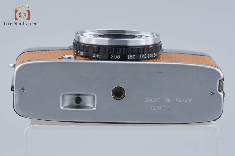 Olympus PEN EE-3 Camel 35mm Half Frame Film Camera D.Zuiko 28mm f/3.5