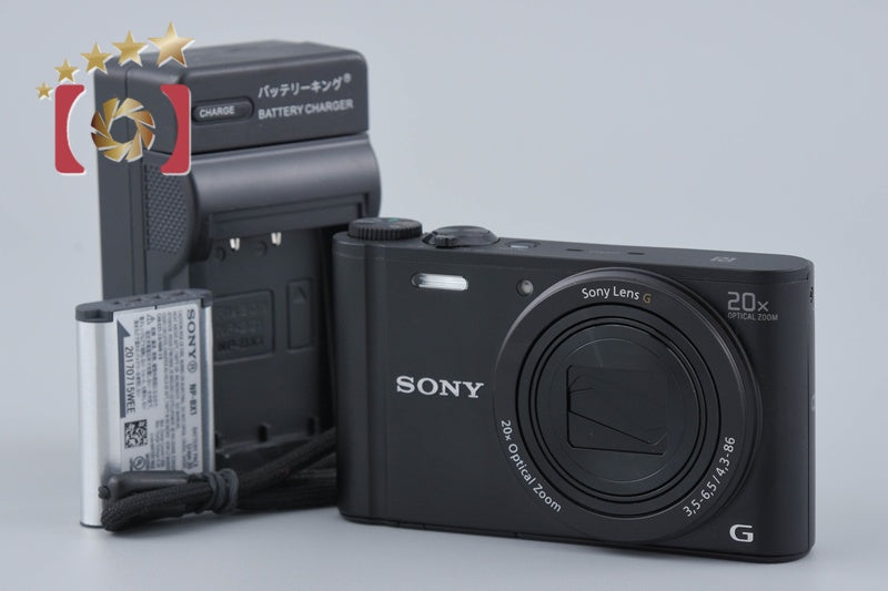 Sony Cyber-Shot DSC-WX350 Black 18.2 MP Digital Camera [Multiple Languages]