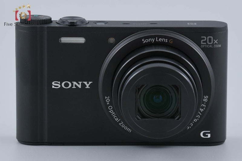 Sony Cyber-Shot DSC-WX350 Black 18.2 MP Digital Camera [Multiple Languages]
