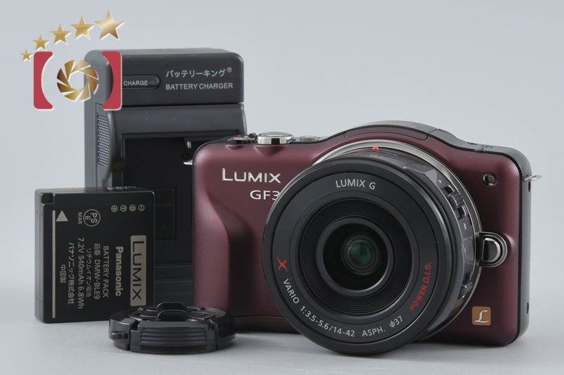 Panasonic LUMIX DMC-GF3 Brown 12.1 MP 14-42 Lens [Japanese Language Only]