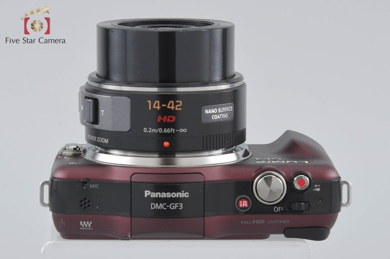 Panasonic LUMIX DMC-GF3 Brown 12.1 MP 14-42 Lens [Japanese Language Only]