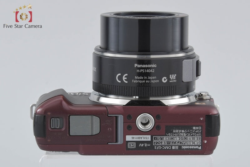 Panasonic LUMIX DMC-GF3 Brown 12.1 MP 14-42 Lens [Japanese Language Only]