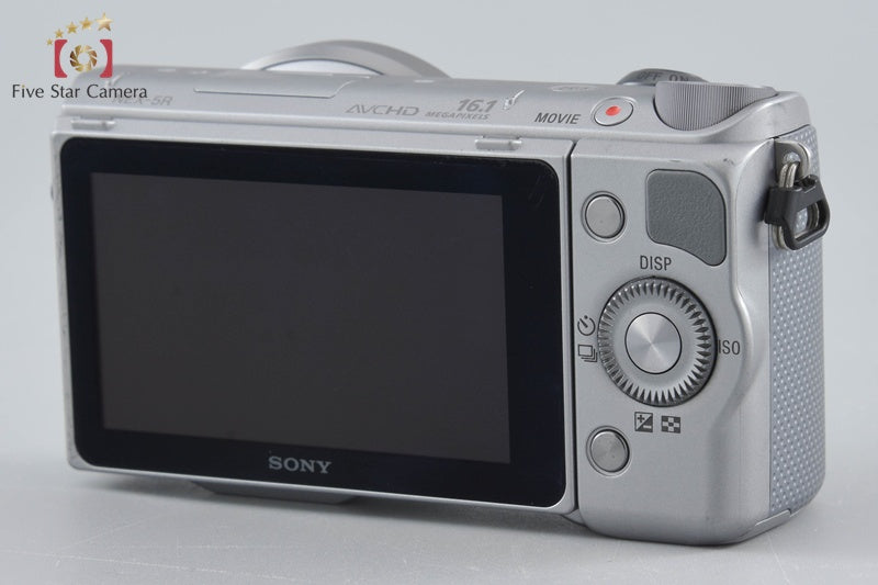 Sony α NEX-5R Silver 16.1 MP 16-50 Lens [Multiple Languages]