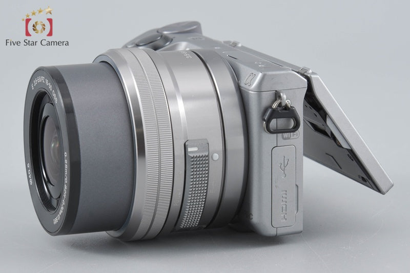 Sony α NEX-5R Silver 16.1 MP 16-50 Lens [Multiple Languages]