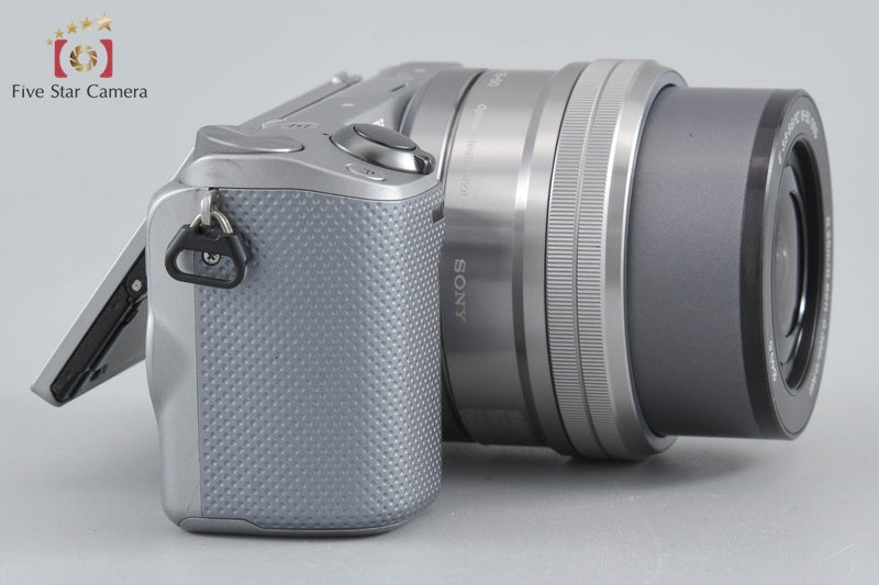 Sony α NEX-5R Silver 16.1 MP 16-50 Lens [Multiple Languages]