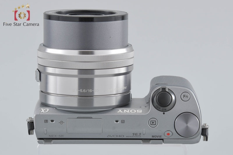 Sony α NEX-5R Silver 16.1 MP 16-50 Lens [Multiple Languages]
