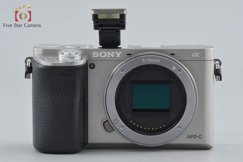 Sony Alpha α6000 ILCE-6000 Silver 24.3 MP Digital Camera [Multiple Languages]
