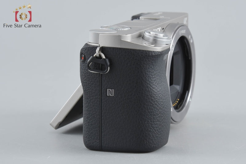 Sony Alpha α6000 ILCE-6000 Silver 24.3 MP Digital Camera [Multiple Languages]